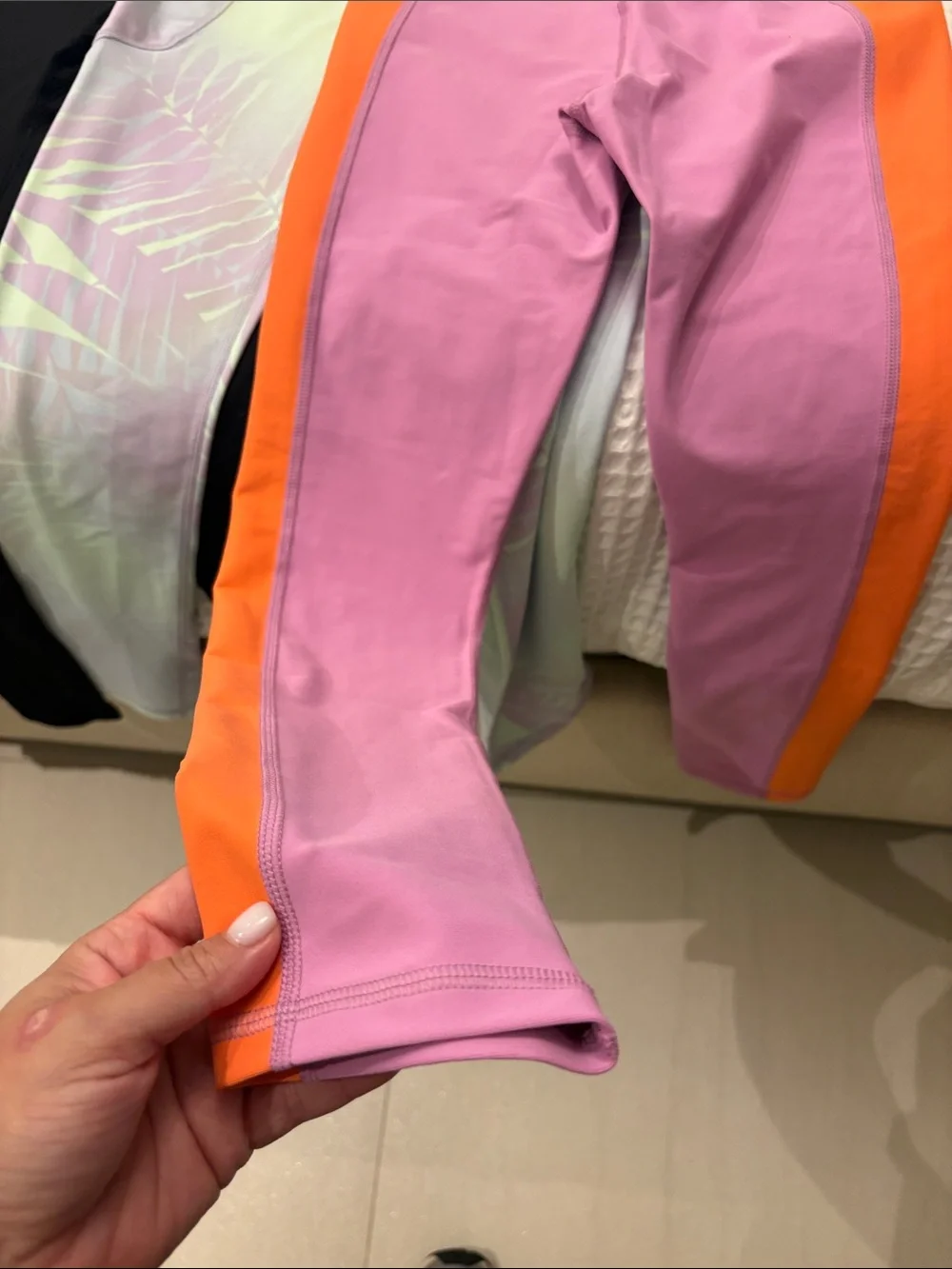 Old Navy Girls' Leggings Set - Black, Pink, Orange, Mint